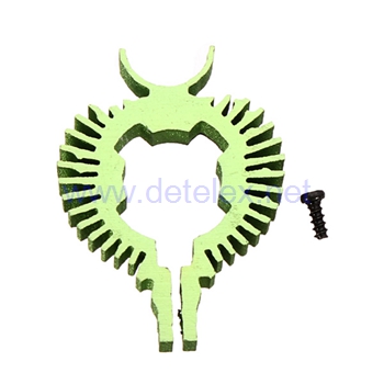 XK-K110 blash helicopter parts heat sink for tail motor (Green) - Click Image to Close